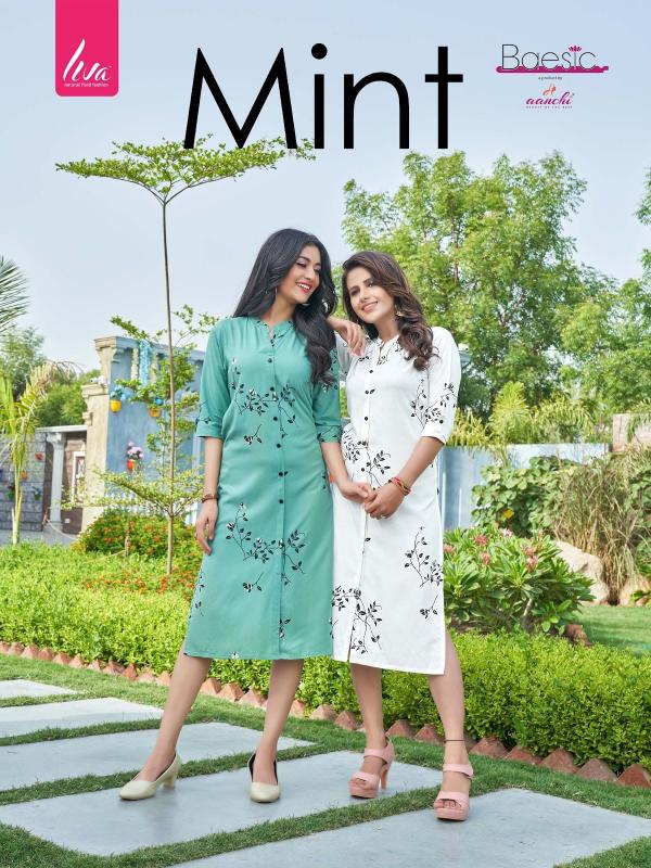 Baseic Mint Fancy Exclusive Designer kurti collection